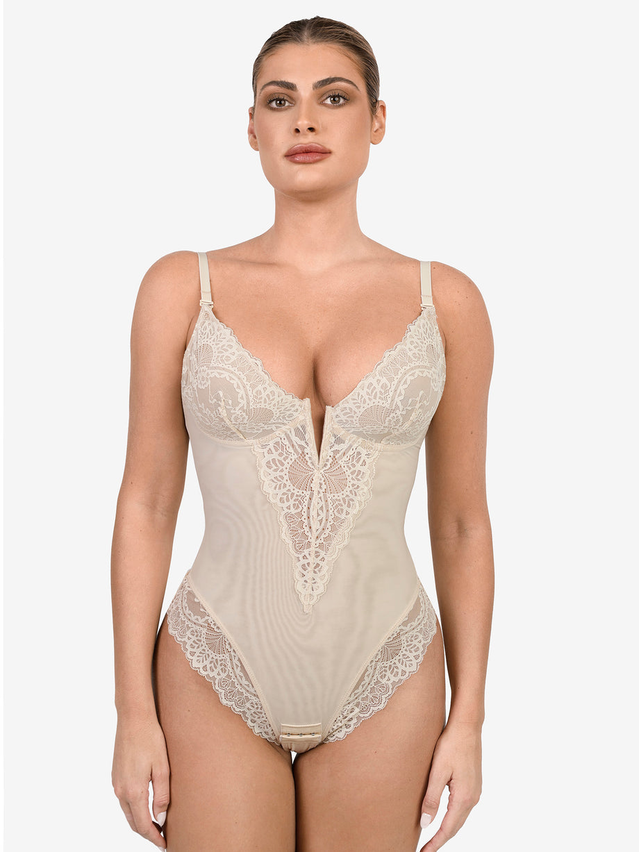 Wow! You need to try on this bodysuit!!🥹 #popilush #lacebodysuit