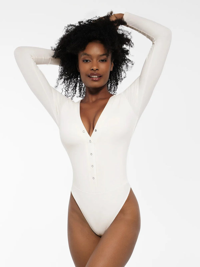 new-arrivals-shapewear-redtag-long-sleeve-deep-v-neck-bodysuit-34796211175600.webp