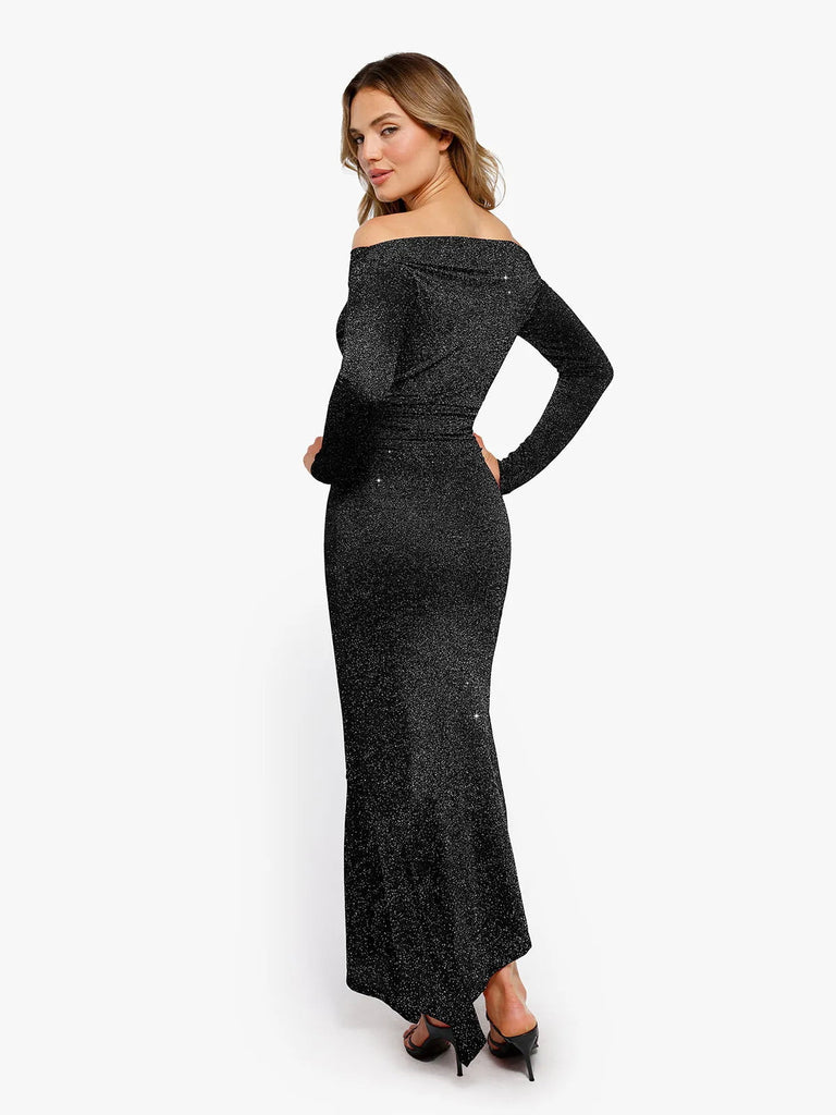 popilush-shapewear-metallic-knit-long-sleeve-slim-mermaid-maxi-dress-off-shoulder-bodycon-party-cocktail-evenign-gown-winter-shine-35570669584560.webp