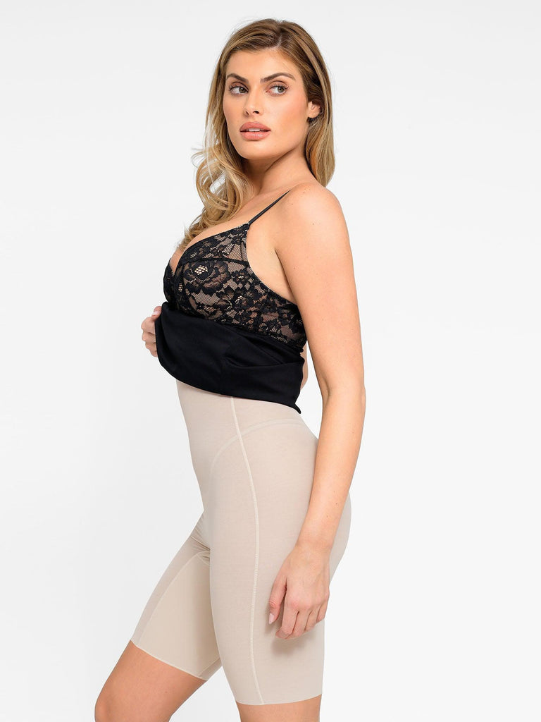 Popilush? Work Business Bodycon Party Summer Dress Built-In Shapewear Corset Style Lace Midi Dress