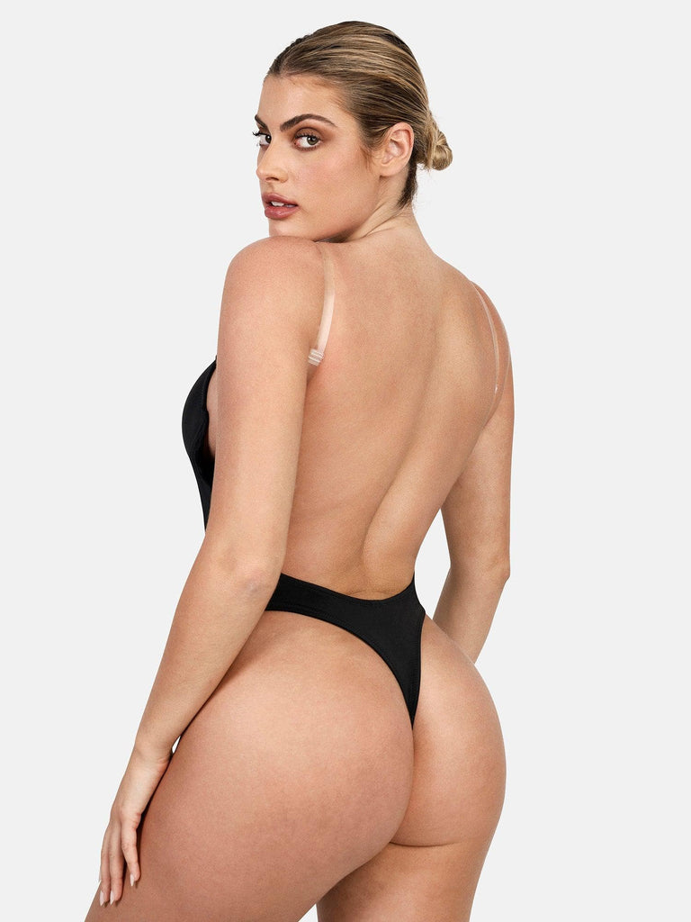 Strapless Thong Bodysuit with Front Closure in Thong – Montgomery
